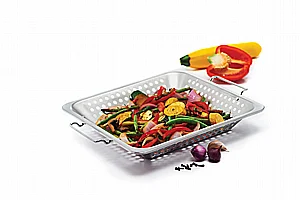 מחבת ווק לירקות לגריל ולמנגל מחבת ווק לירקות לגריל ולמנגל