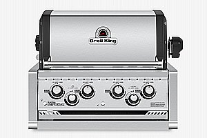 ���� �� ����-��� 4 ������ ����� ���� + ���� �� ������ Broil King Imperial 490 BI 70,000 BTU �������
