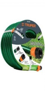 צינור גינה משוריין 3 שכבות 15 מ' 1/2" TRUPER PRETUL צינור גינה משוריין 3 שכבות 15 מ' 1/2" TRUPER PRETUL