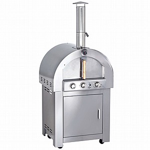 טאבון גז 2 קומות בגימור נירוסטה ALL GRILL טאבון גז 2 קומות בגימור נירוסטה ALL GRILL