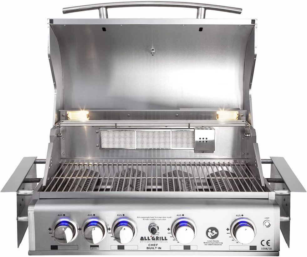 גריל גז בילט אין למטבח גינה 4 מבערים ALL GRILL BUILTIN L