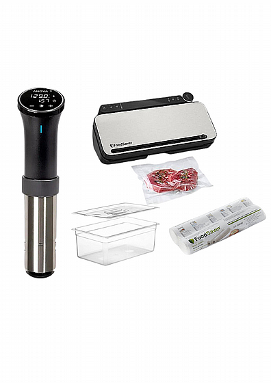 ���� ����� �������� � ����� �� ��� ����� Anova Precision Cooker 3.0 + ����� ����� �������� FoodSaver STAINLESS SEALER VS3190 + ���� 26 ���� + ���� + ��� ������