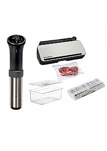 ערכת סוויד למתקדמים – מכשיר סו ויד אנובה Anova Precision Cooker 3.0 + מערכת ואקום אוטומטית FoodSaver STAINLESS SEALER VS3190 + מיכל 26 ליטר + מכסה + זוג גלילים ערכת סוויד למתקדמים – מכשיר סו ויד אנובה Anova Precision Cooker 3.0 + מערכת ואקום אוטומטית FoodSaver STAINLESS SEALER VS3190 + מיכל 26 ליטר + מכסה + זוג גלילים