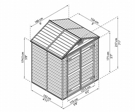 ���� ���� ���������� �������� 1.85X1.53 ��� 6X5 ������ Canopia 702395
