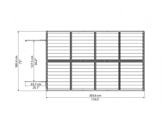 ���� ���� ���������� �������� ��� 1.85X3.05 ��� 6X10 ������ Canopia