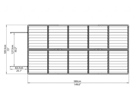 ���� ���� ���������� �������� ��� 1.85X3.8 ��� 6X12 ������ Canopia