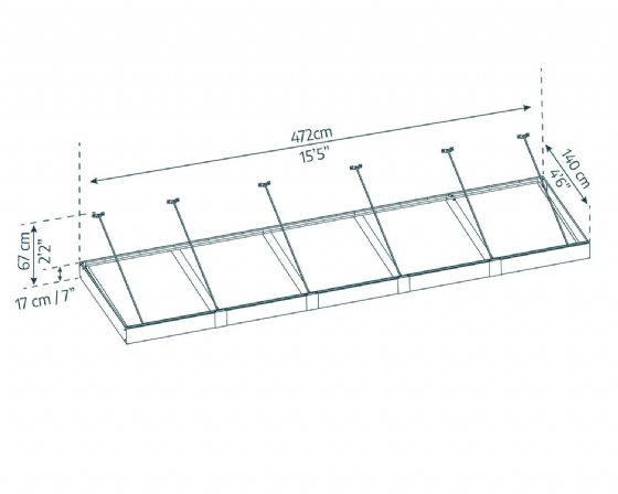 ���� ��� ������ ���� ���� 1.4X4.7 �"� ������ Canopia Sophia XL