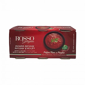 3*400 גרם עגבניות פולפה (מעגבניות תמר) שלישיות ROSSO GRANO 3*400 גרם עגבניות פולפה (מעגבניות תמר) שלישיות ROSSO GRANO