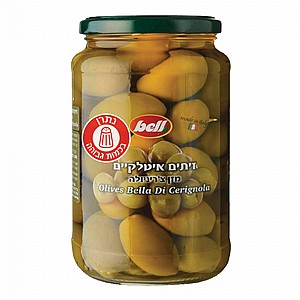 540 גרם זיתים איטלקיים מזן צ'ריניולה BELL 540 גרם זיתים איטלקיים מזן צ'ריניולה BELL