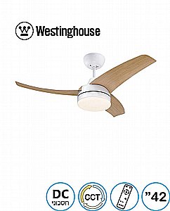 מאוורר תקרה 42" LONGWOOD לונגווד WESTINGHOUSE דמוי עץ אלון מאוורר תקרה 42" LONGWOOD לונגווד WESTINGHOUSE דמוי עץ אלון