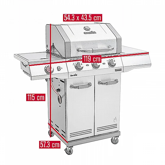 Char-Broil Advantage PRO S 3 ���� �� 3 ������ + ���� �� �� TRU-Infrared ����������� 900�C