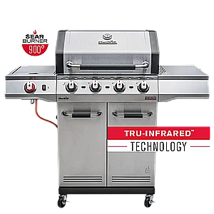 Char-Broil Advantage PRO S 4 גריל גז 4 מבערים + מבער צד עם TRU-Infrared וטכנולוגיית 900°C Char-Broil Advantage PRO S 4 גריל גז 4 מבערים + מבער צד עם TRU-Infrared וטכנולוגיית 900°C