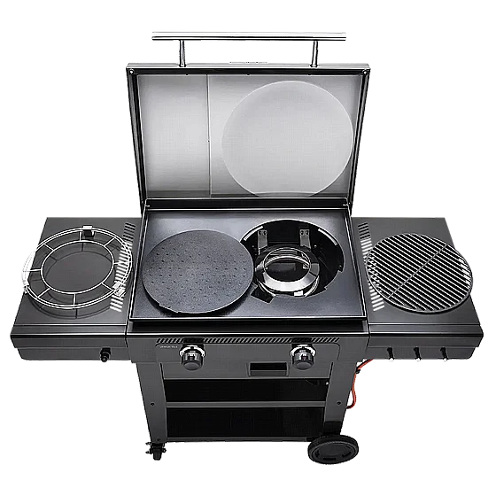 Char-Broil Versa-Tile ���� �� ������� 2 ������ �� ����� 3-�-1: �������, ���� ����� ����