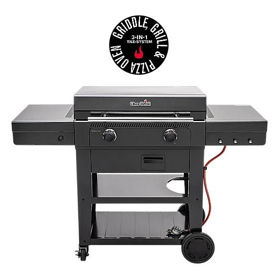 Char-Broil Versa-Tile ���� �� ������� 2 ������ �� ����� 3-�-1: �������, ���� ����� ����