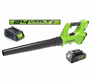 מפוח עלים 24V + סוללה 4A + מטען מהיר 24V מפוח עלים 24V + סוללה 4A + מטען מהיר 24V