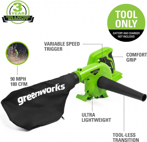 ����/���� �� ������ ���� 24V (��� ����) ���� ����� greenworks
