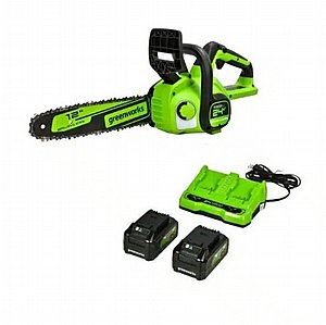 מסור שרשרת 12″ 24V Brushless עם 2 סוללות 2Ah + מטען Dual Port 2Ah 24V מסור שרשרת 12″ 24V Brushless עם 2 סוללות 2Ah + מטען Dual Port 2Ah 24V