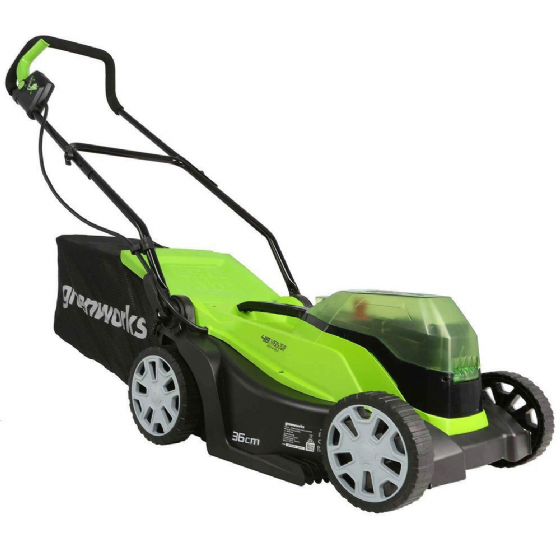 ����� ��� 36 �"� 48V (2X24V) �� 2 ������ 2Ah + ���� Dual Port 2Ah ���� ����� Greenworks