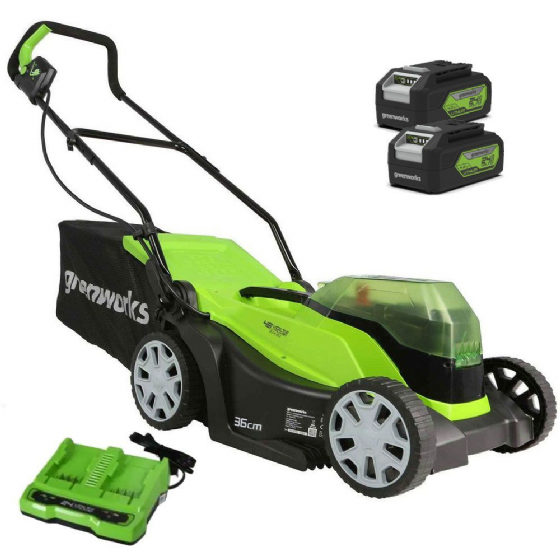 ����� ��� 36 �"� 48V (2X24V) �� 2 ������ 5Ah ����� Dual Port 4A ���� ����� Greenworks