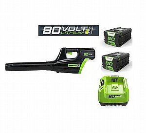 מפוח 80V + שתי סוללות 2.0AH + מטען 80V Pro מפוח 80V + שתי סוללות 2.0AH + מטען 80V Pro