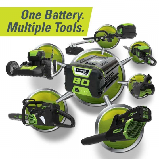 ����� ��� 21" (51 ��) ���� ����� 80V PRO Brushless Dual Port (��� ����) ���� ����� Greenworks