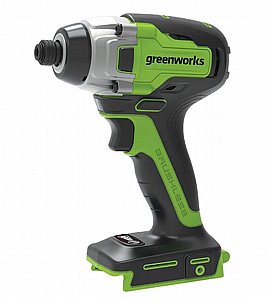 מברגת אימפקט GREENWORKS 24V Brushless - דגם 99574.5 מברגת אימפקט GREENWORKS 24V Brushless - דגם 99574.5