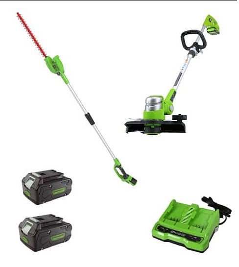 ��� ����� HANDY ���� ����� (�12) 24V ��� Deluxe + ����� ���� 24V (��� �����) + 2 ������ 4.0Ah + ���� ���� ���� greenwroks 24V