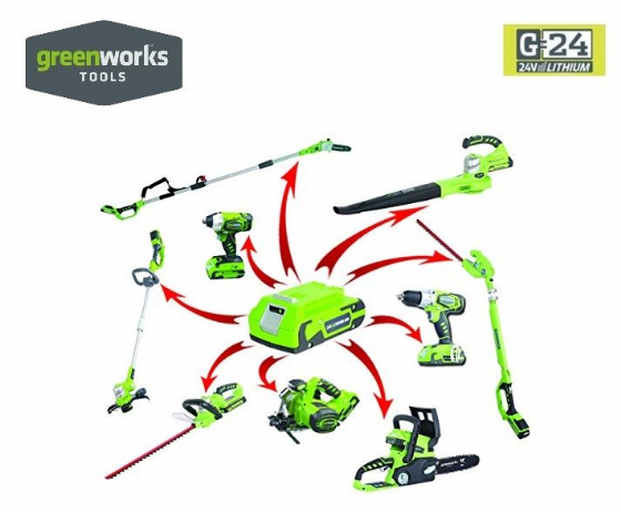 ����� ������ 24V 4.0AH ���� ����� greenworks