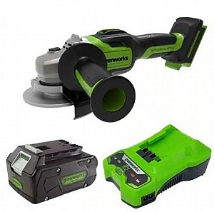 משחזת זווית “5 (125 מ”מ) 24V מנוע Brushless + סוללה 4.0Ah + מטען מהיר 24V משחזת זווית “5 (125 מ”מ) 24V מנוע Brushless + סוללה 4.0Ah + מטען מהיר 24V