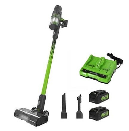 ���� ��� ���� 24V ���� ������ 500W ����� HEPA + ��� ������ 4.0Ah + ���� ���� Dual Port 24V (4A) ���� Greenworks 24V