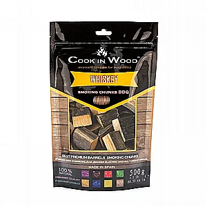 (צ'אנקים) גושי עץ לעישון COOK IN WOOD מחביות וויסקי. (צ'אנקים) גושי עץ לעישון COOK IN WOOD מחביות וויסקי.
