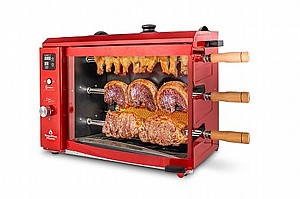 גריל שיפודים ברזילאי אדום + תבנית BRAZILIAN-FLAME-3 גריל שיפודים ברזילאי אדום + תבנית BRAZILIAN-FLAME-3