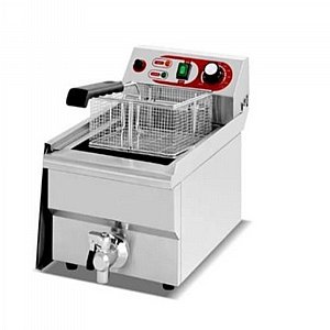 צ‘יפסר נירוסטה 13 ליטר + ברז ריקון צ‘יפסר נירוסטה 13 ליטר + ברז ריקון