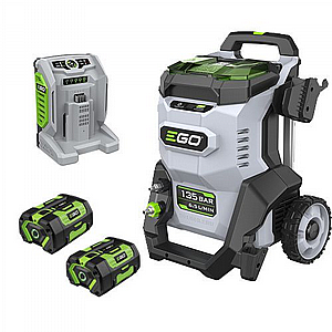 מכונת שטיפה בלחץ נטענת Brushless 56V + שתי סוללות 7.5Ah + מטען מהיר מאוד EGO מכונת שטיפה בלחץ נטענת Brushless 56V + שתי סוללות 7.5Ah + מטען מהיר מאוד EGO