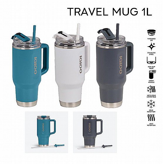 �����/��� ��� ������� ����� ��/�� ���� IGLOO TRAVEL MUG 1L
