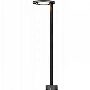 עמוד תאורה גינה שבילית סלים עגול, 60 גובה, 12-24V IP54 גוון אור 2700K שחור יורולוקס Eurolux עמוד תאורה גינה שבילית סלים עגול, 60 גובה, 12-24V IP54 גוון אור 2700K שחור יורולוקס Eurolux