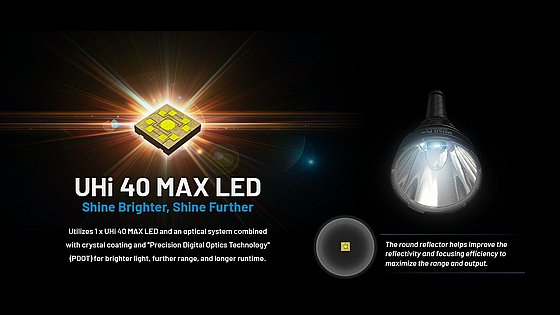 ��� �� ���� 3500 ���� ����� 1300 � Nitecore MH40 Pro