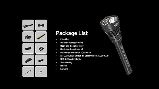 ��� �� ���� 3500 ���� ����� 1300 � Nitecore MH40 Pro
