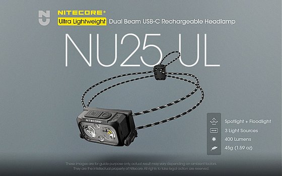 ��� ��� ����� 400 ���� NU25 UL ������� Nitecore