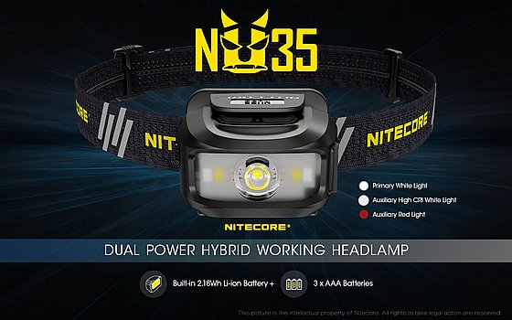 ��� ��� 460 ���� NU35 ���� USB + ������ AAA ������� Nitecore