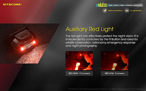 ��� ��� 460 ���� NU35 ���� USB + ������ AAA ������� Nitecore