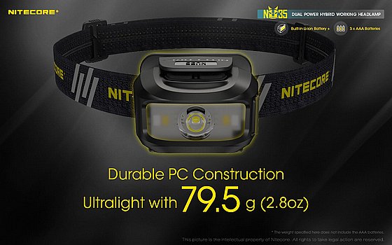 ��� ��� 460 ���� NU35 ���� USB + ������ AAA ������� Nitecore