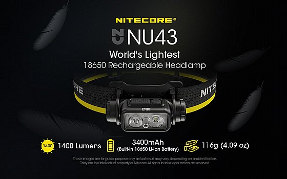 ���� ��� ���� Nitecore ���� 1400 ���� NU43
