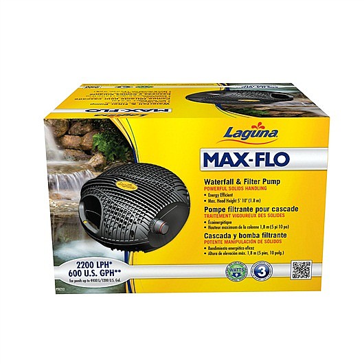 Laguna Max-Flo 5000 Waterfall & Filter Pump, for ponds up to 10200 L