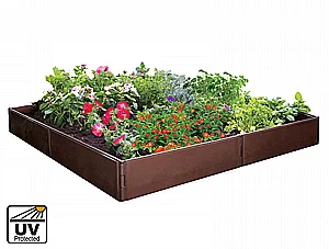 Raised Garden Bed – ערוגה מוגבהת מודולרית 120×120×20 ס"מ | 4 פאנלים מחוזקים, UV, ניתנת להרחבה Raised Garden Bed – ערוגה מוגבהת מודולרית 120×120×20 ס"מ | 4 פאנלים מחוזקים, UV, ניתנת להרחבה