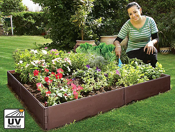 Raised Garden Bed � ����� ������ �������� 120�120�20 �"� | 4 ������ �������, UV, ����� ������