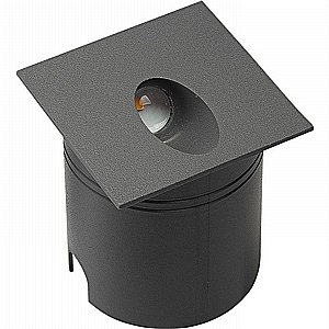 תאורת חוץ שקוע לד מרובע מסדרת נוגה 3W גוף שחור 2900K תאורת חוץ שקוע לד מרובע מסדרת נוגה 3W גוף שחור 2900K